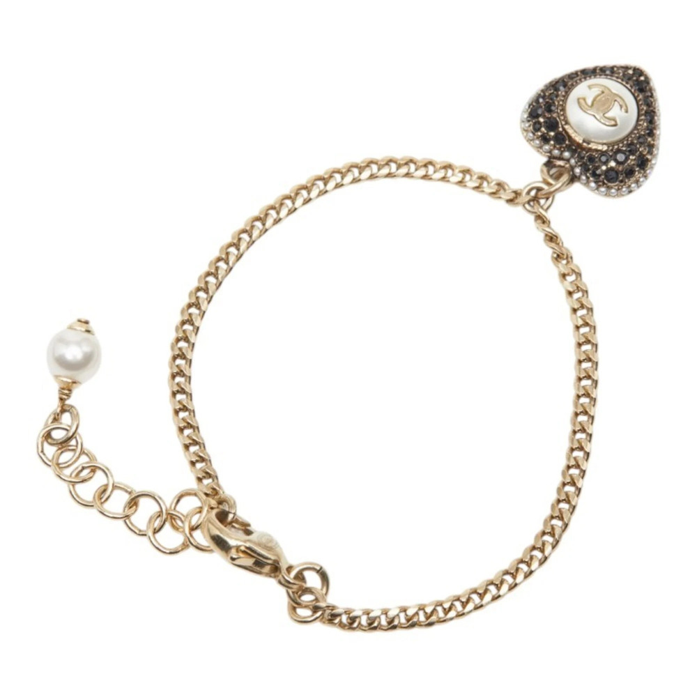CHANEL Black Pearl Logo Charm Bracelet - Picture 2 of 7